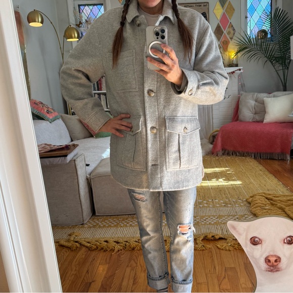 Madewell Gray Utility Jacket - Picture 7 of 7